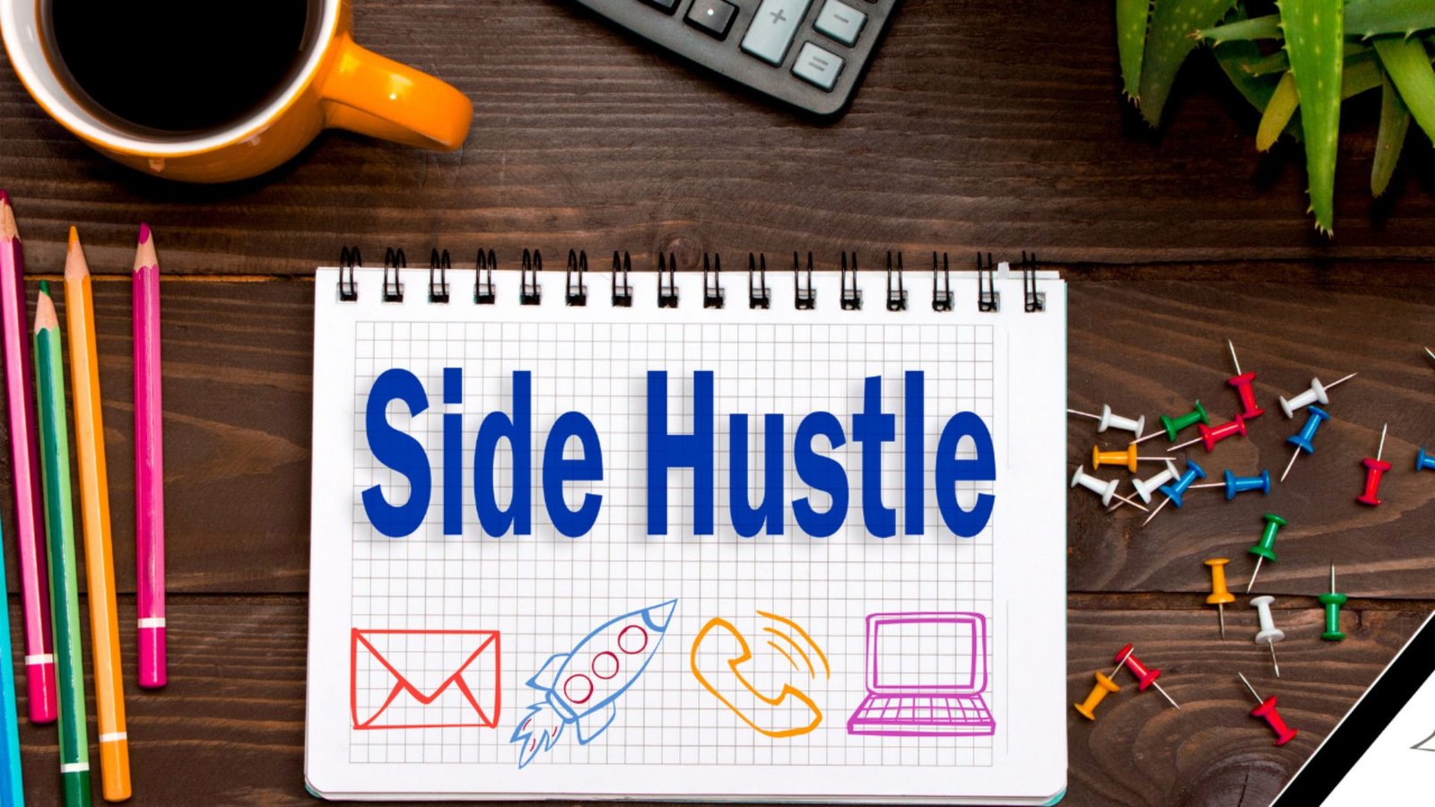 A Piece of Paper with the words Side Hustle